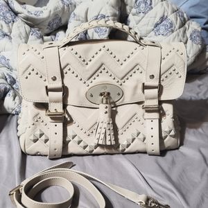 Mulberry studded zig zag alexa bag large